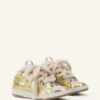 Zapatillas Curb de piel metalizada con cordones de malla Zapatillas Curb de piel metalizada con cordones de malla