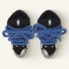 Zapatillas Curb de piel metalizada con cordones de malla Zapatillas Curb de piel metalizada con cordones de malla