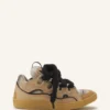 Zapatillas de ante con cordones de malla Zapatillas de ante con cordones de malla