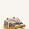 Zapatillas de ante con cordones de malla Zapatillas de ante con cordones de malla