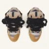 Zapatillas de ante con cordones de malla Zapatillas de ante con cordones de malla