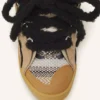 Zapatillas de ante con cordones de malla Zapatillas de ante con cordones de malla