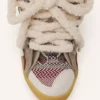 Zapatillas de ante con cordones de malla Zapatillas de ante con cordones de malla