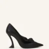 Zapatos de salón con lazo de cuero Midnight Step