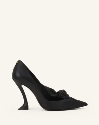 Zapatos de salón con lazo de cuero Midnight Step