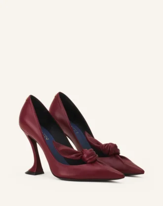 Zapatos de salón con lazo de cuero Midnight Step Zapatos de salón con lazo de cuero Midnight Step