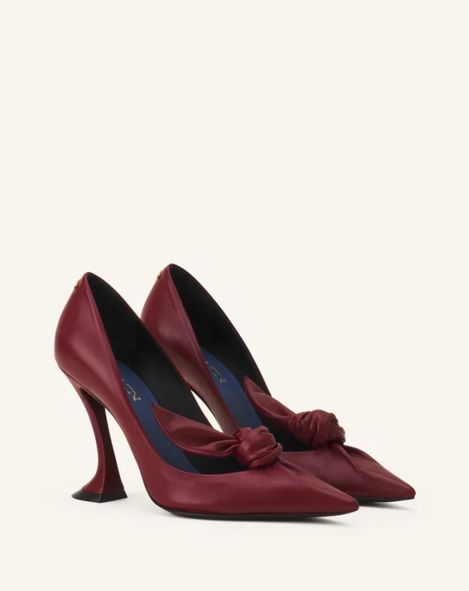Zapatos de salón con lazo de cuero Midnight Step Zapatos de salón con lazo de cuero Midnight Step