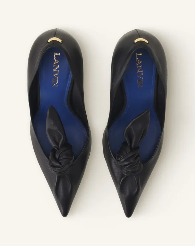 Zapatos de salón con lazo de cuero Midnight Step