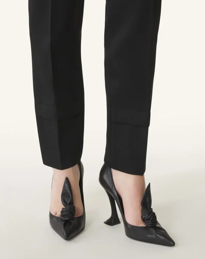 Zapatos de salón con lazo de cuero Midnight Step