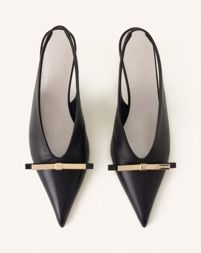 Zapatos de salón con lazo Lanvin en piel Zapatos de salón con lazo Lanvin en piel